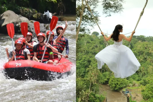 Ayung River Rafting With Bali Swing by Bali Red Paddle