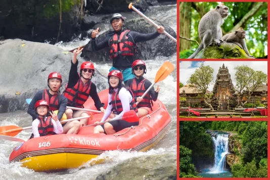 Ubud Tour With Ayung River Rafting Bali Red Paddle